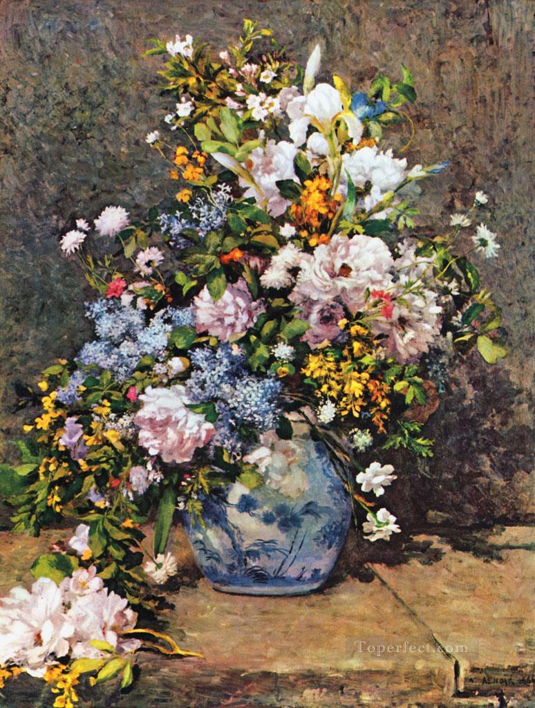 ramo de flores de primavera Pierre Auguste Renoir Pintura al óleo
